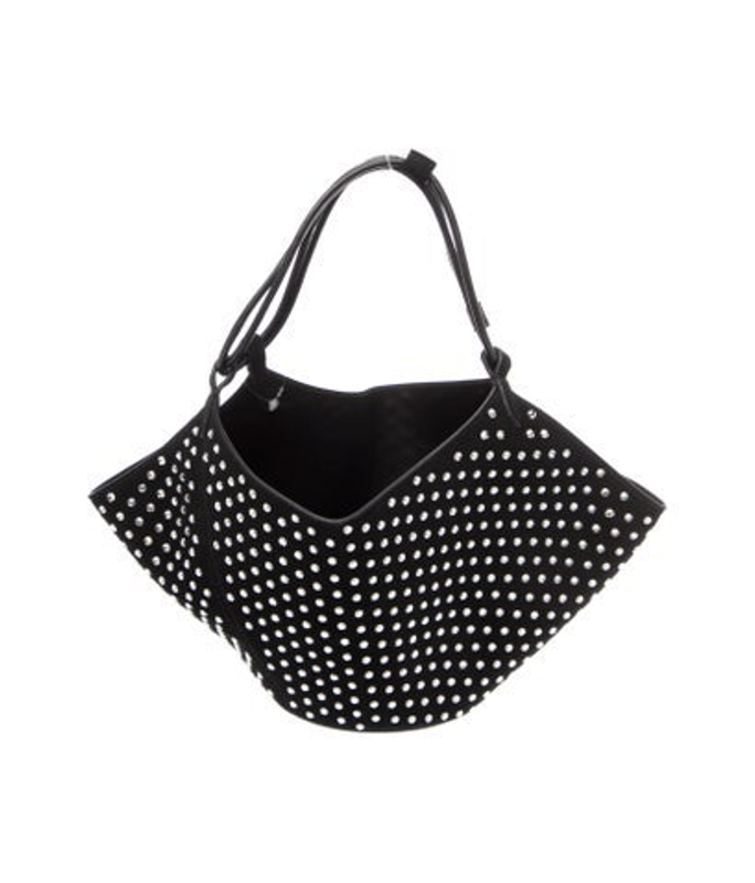 Khaite Suede Top Handle Bag