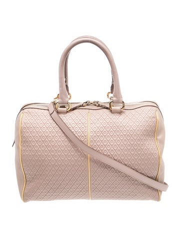 Leather Top Handle Bag