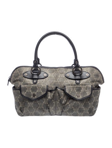 Celine Triomphe Top Handle Bag Vintage
