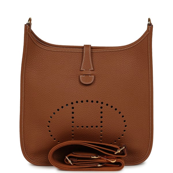Hermes Evelyne III PM Gold Clemence Gold Hardware