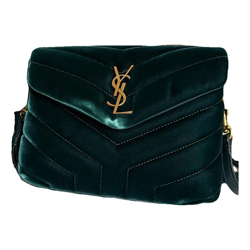 Loulou Puffer velvet crossbody bag