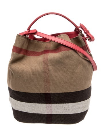 House Check Bucket Bag