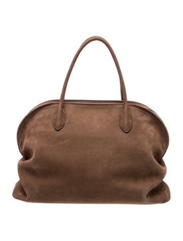 Suede Top Handle Bag