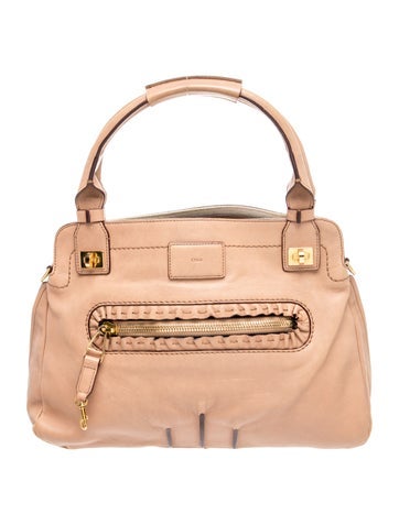 Leather Top Handle Bag