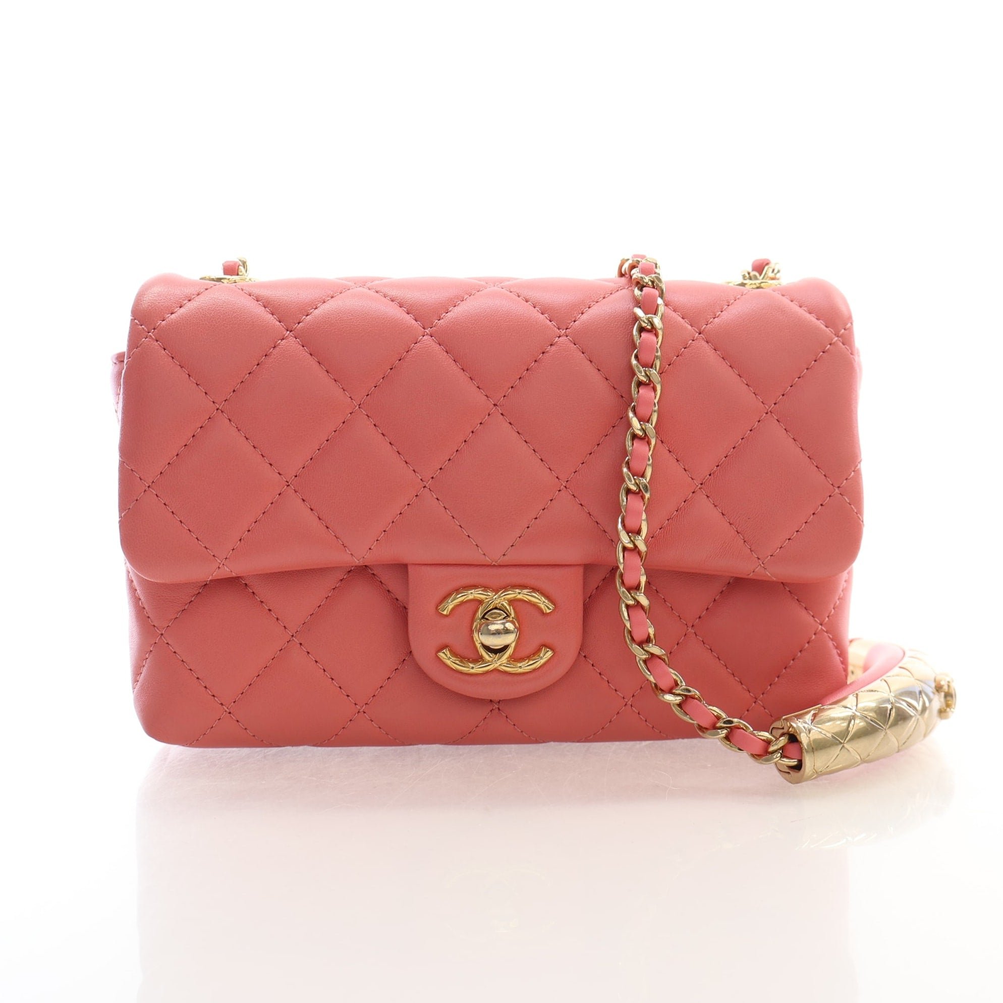 Chanel Small Lambskin Single Flap Bag