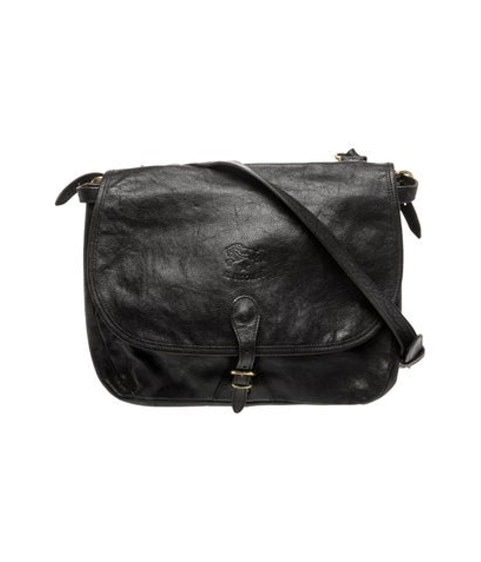 Il Bisonte Bisonte Leather Messenger Bag