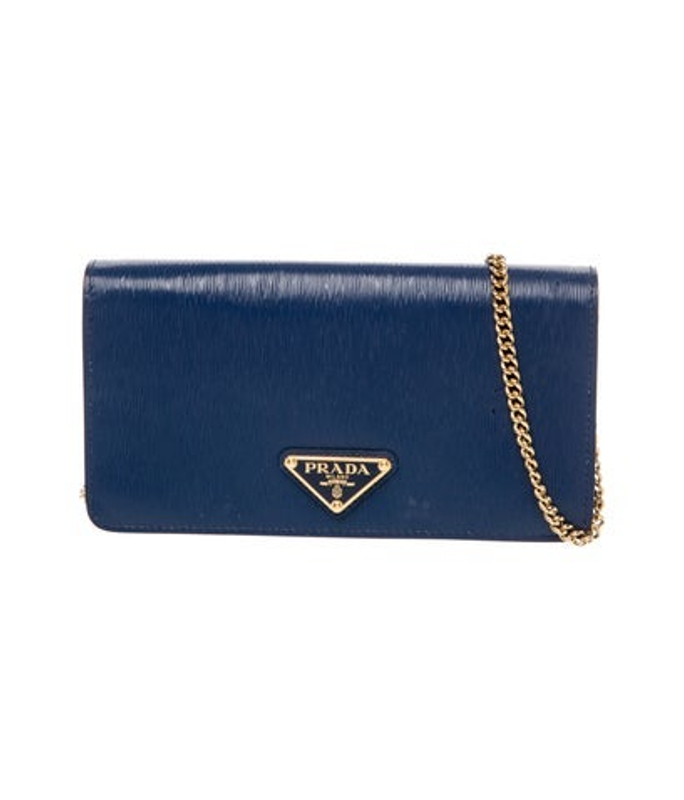Prada Vitello Move Leather Clutch