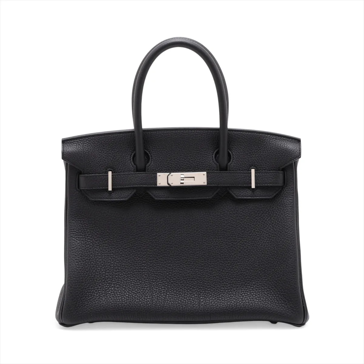 Hermès Birkin 30 Le Tournay Togo Black Silver Metal Fittings
