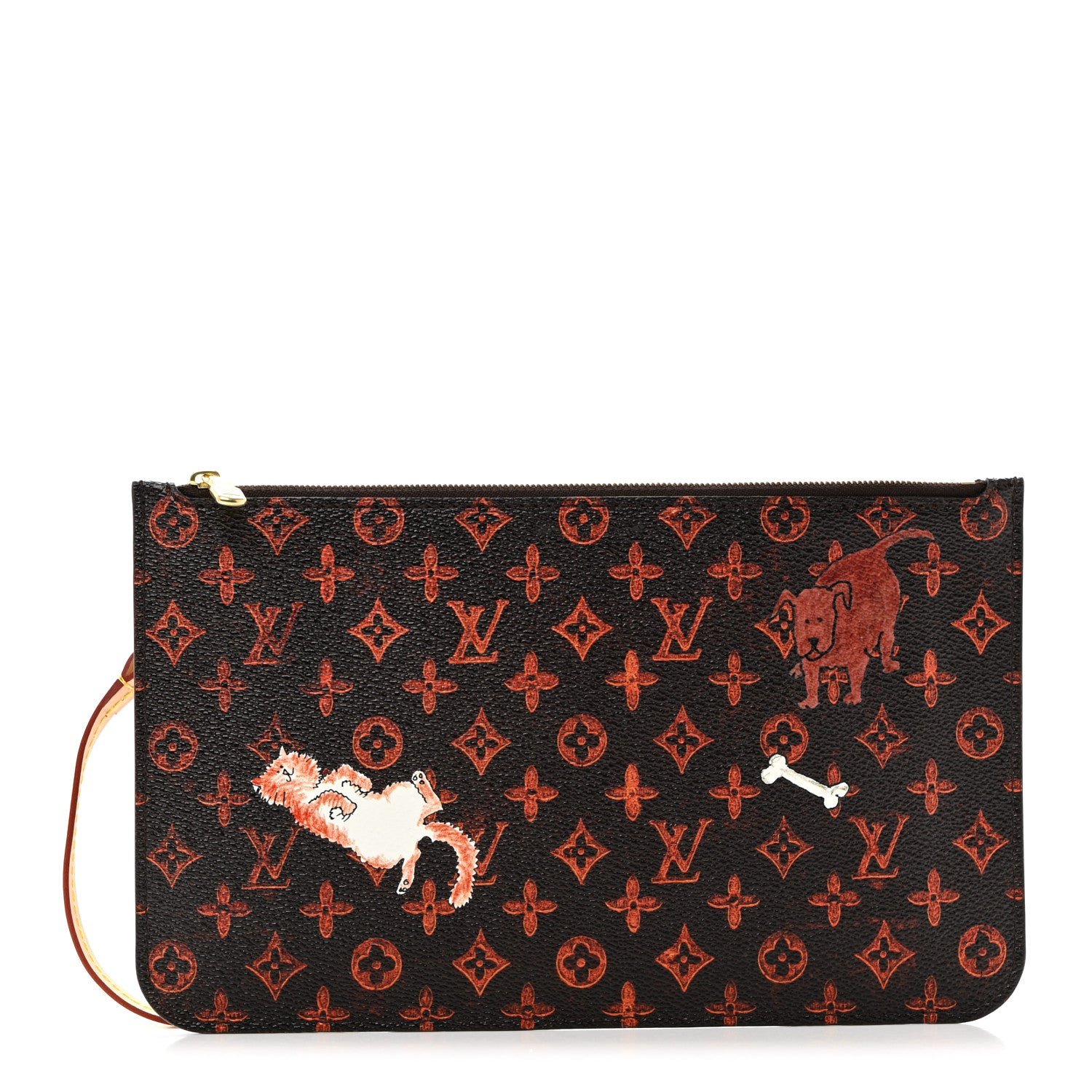 Louis Vuitton Catogram Neverfull MM GM Pochette Marron