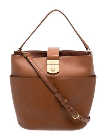 Leather Bucket Bag