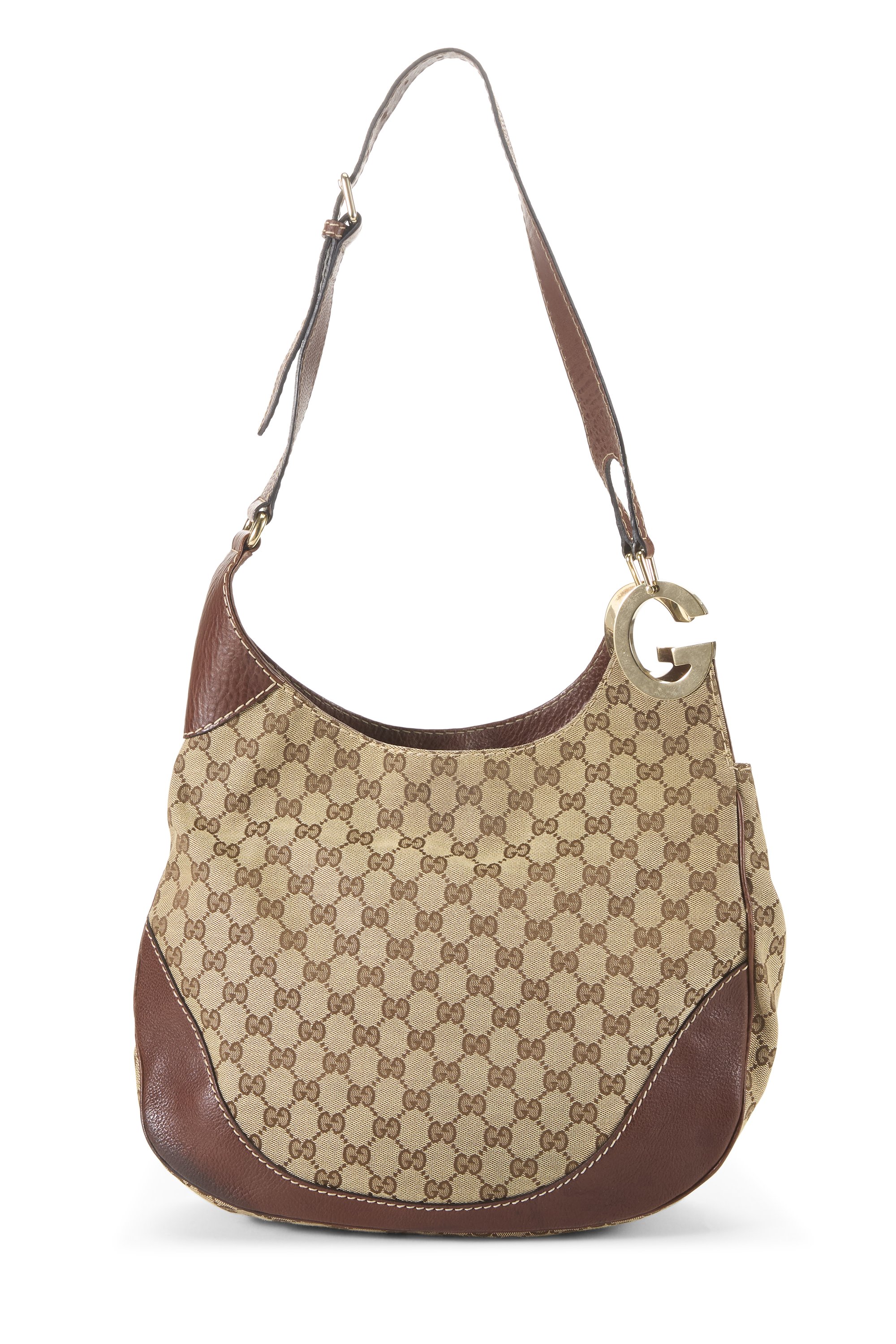 Brown Original GG Canvas Charlotte Shoulder Bag