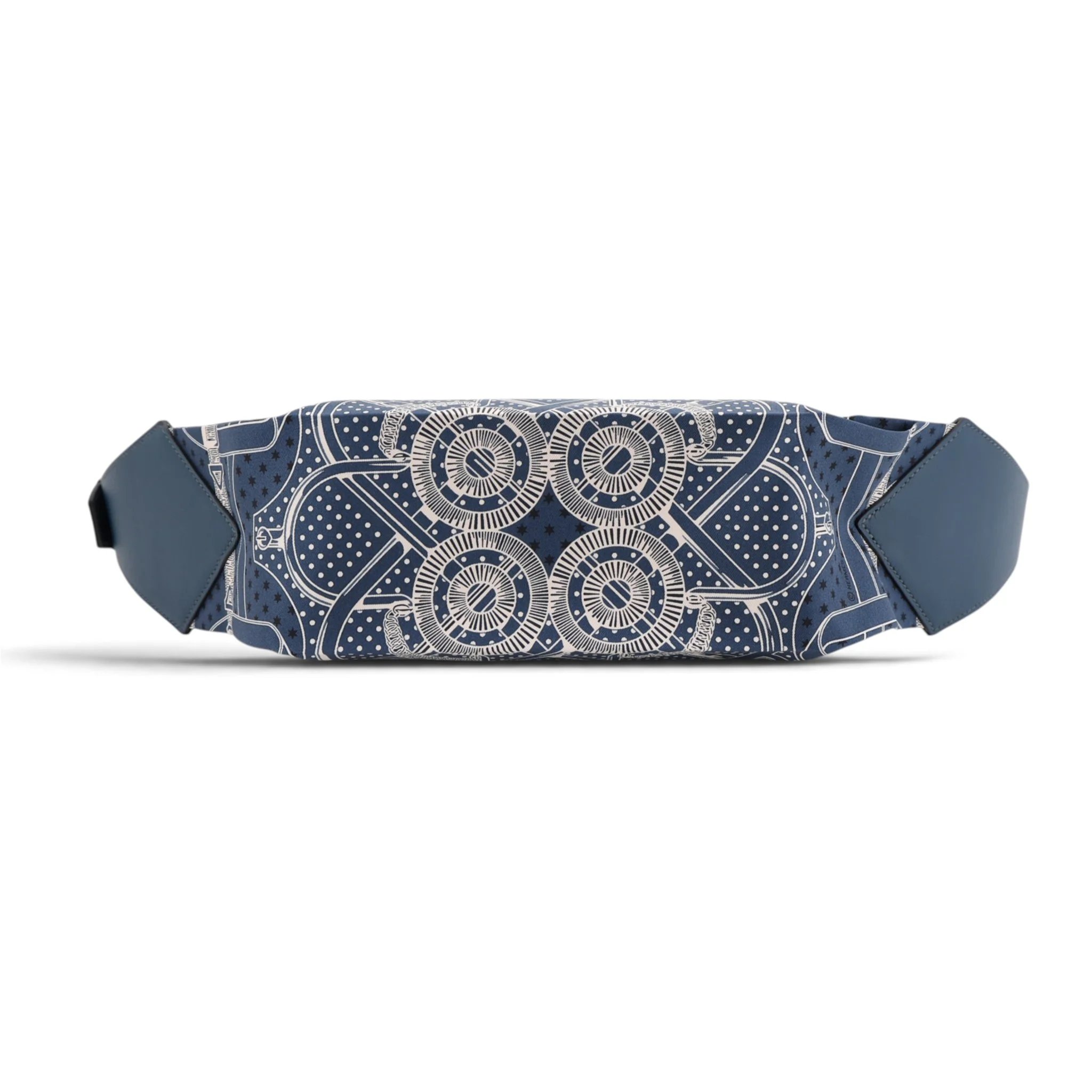 Hermes Banasilk Belt Bag Bleu de Prusse (7P) Swift silk Palladium hardware
