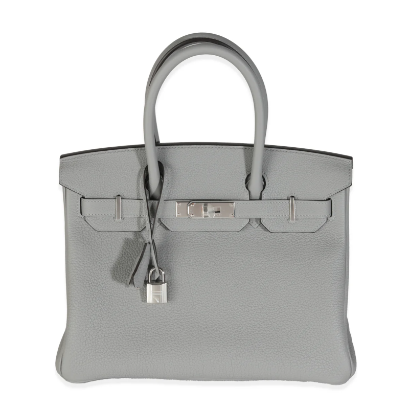 Hermes Gris Meyer Togo Birkin 30 Palladium Hardware, 2024