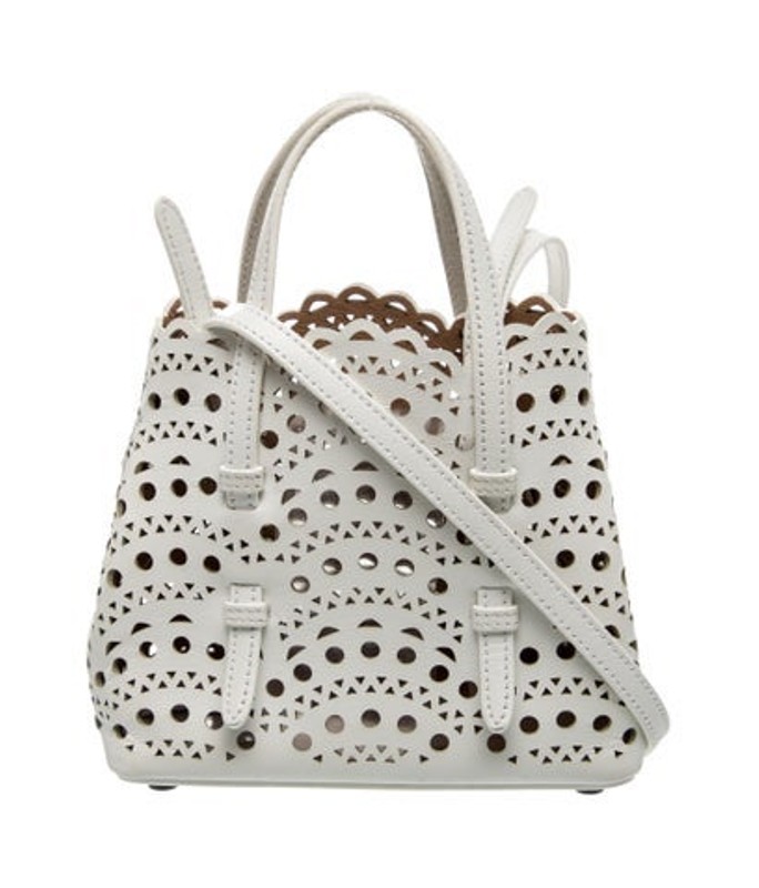 Alaia Leather Top Handle Bag