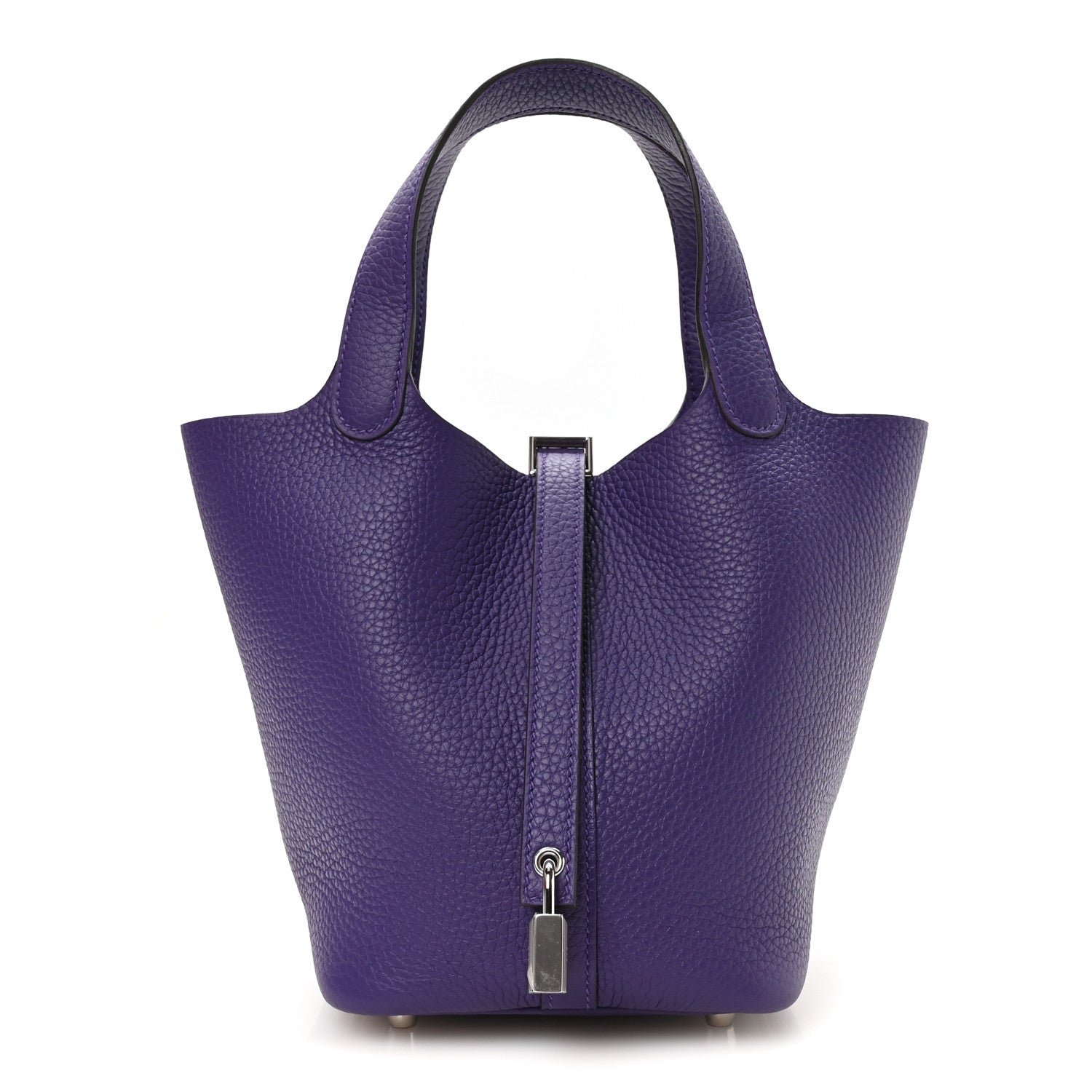 Hermes Taurillon Clemence Picotin Lock 18 PM Purple
