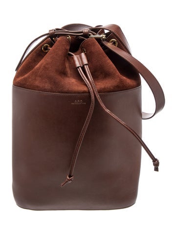 A.P.C. Leather Bucket Bag