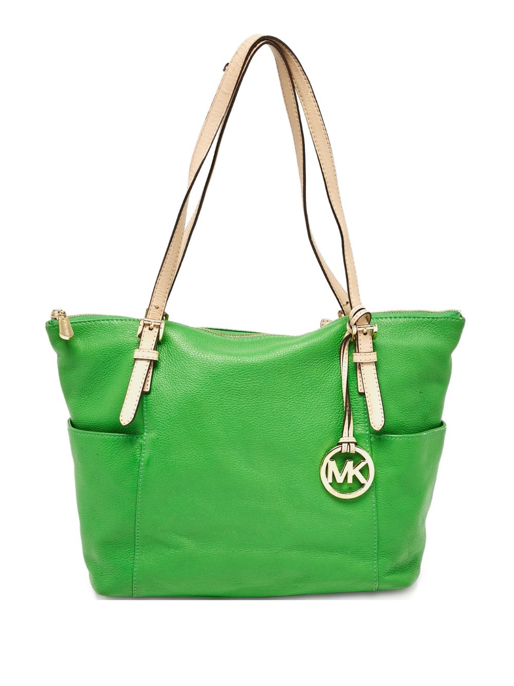 pre-owned leather shoulder bag