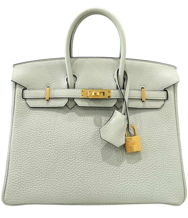 Gris Neve Birkin 25 Togo Gold Hardware, 2023