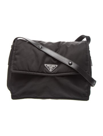 Tessuto Nylon Padded Re-Nylon Traveller Messenger Bag 2026