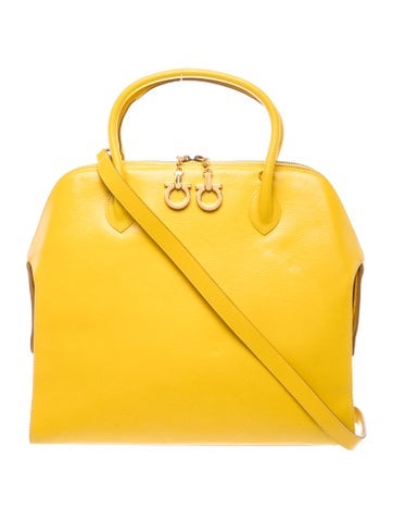 Ferragamo Leather Top Handle Bag