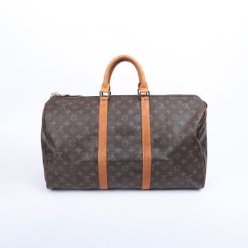 Louis Vuitton Coated Canvas Keepall 50