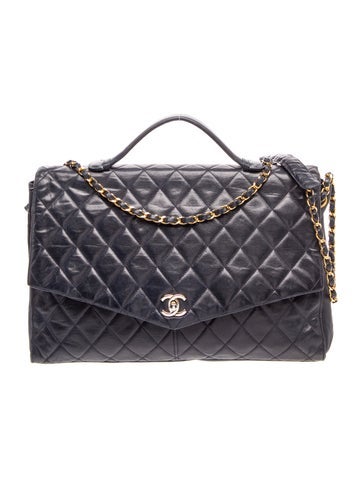 Vintage Quilted Briefcase
