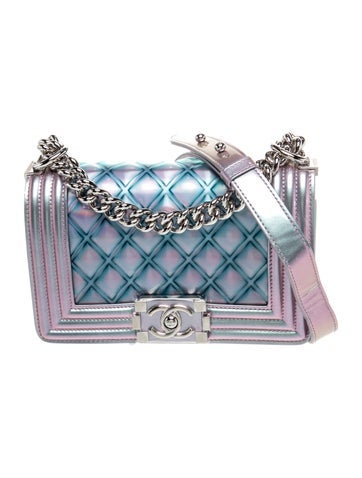 Small Iridescent Boy Bag w/Tags