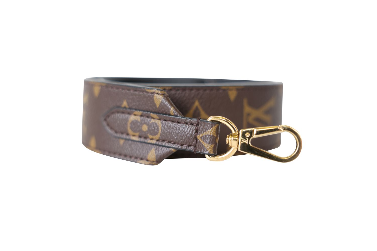 Louis Vuitton Louis Vuitton Bandoulière Strap, Noir (Black) Monogram Canvas with Gold Hardware, Preowned in Box WA001