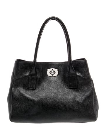 Leather Top Handle Bag