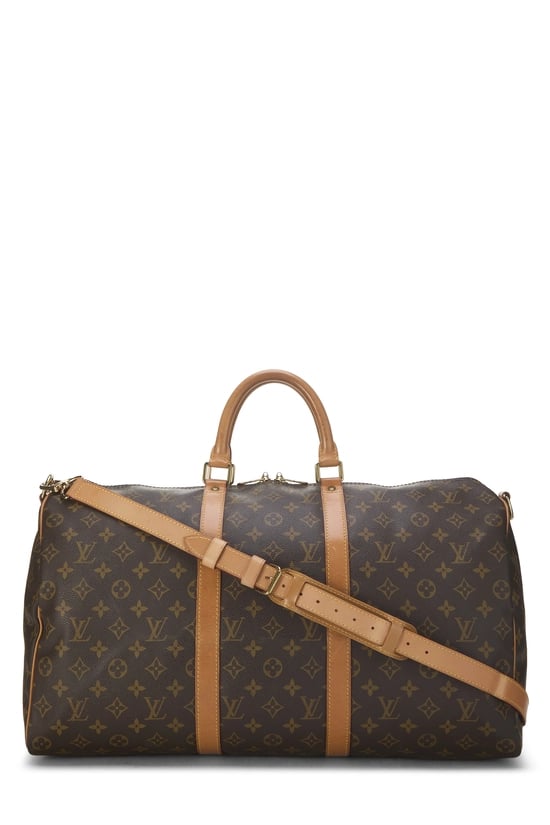 Monogram Canvas Keepall Bandouliere 50