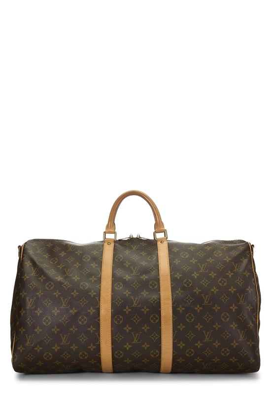 Monogram Canvas Keepall Bandouliere 55