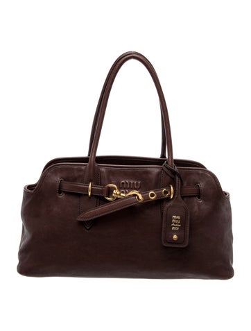 Miu Miu Leather Shoulder Bag