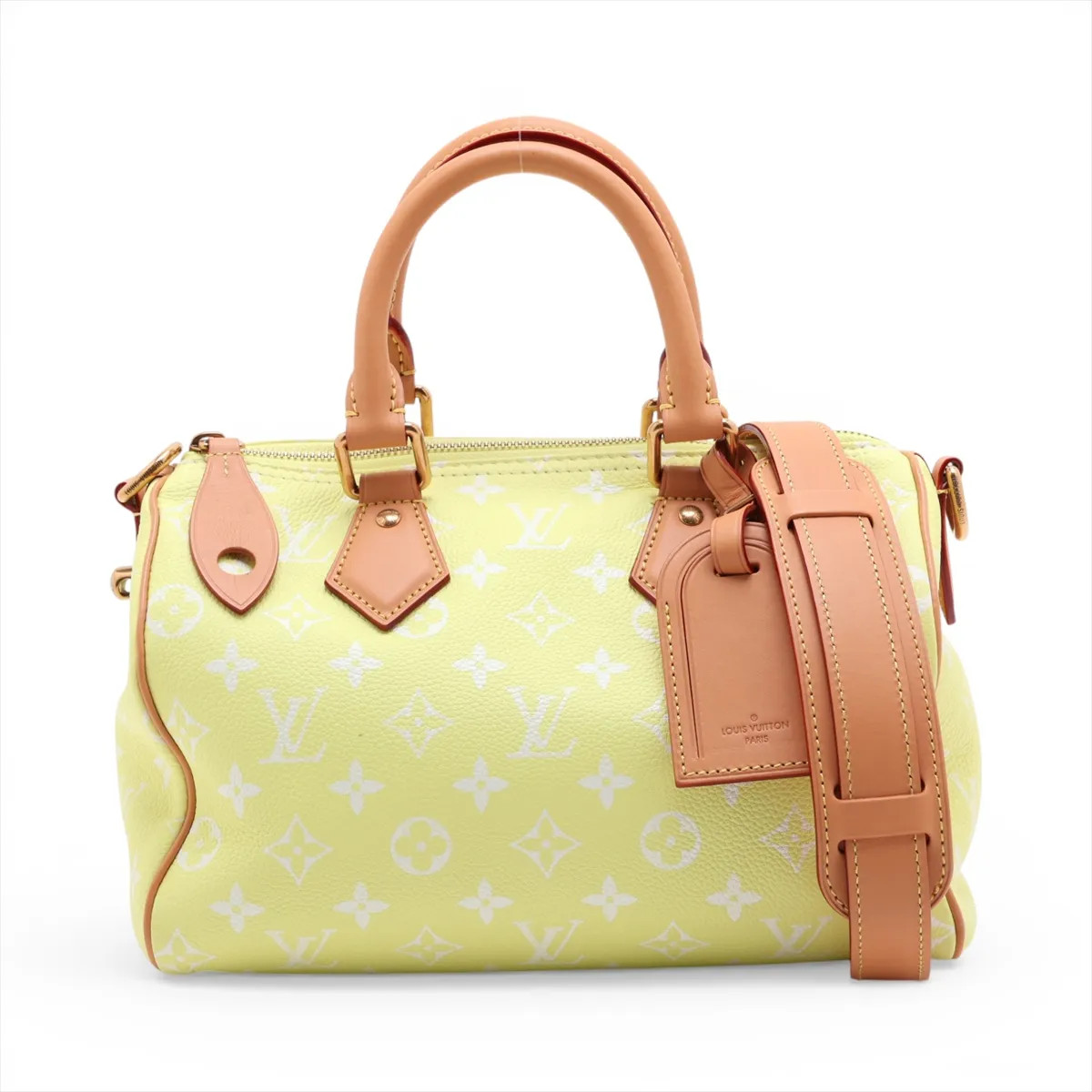 Louis Vuitton Monogram Leather Speedy P9 Bandoulière 25 M13902 Yellow There was
