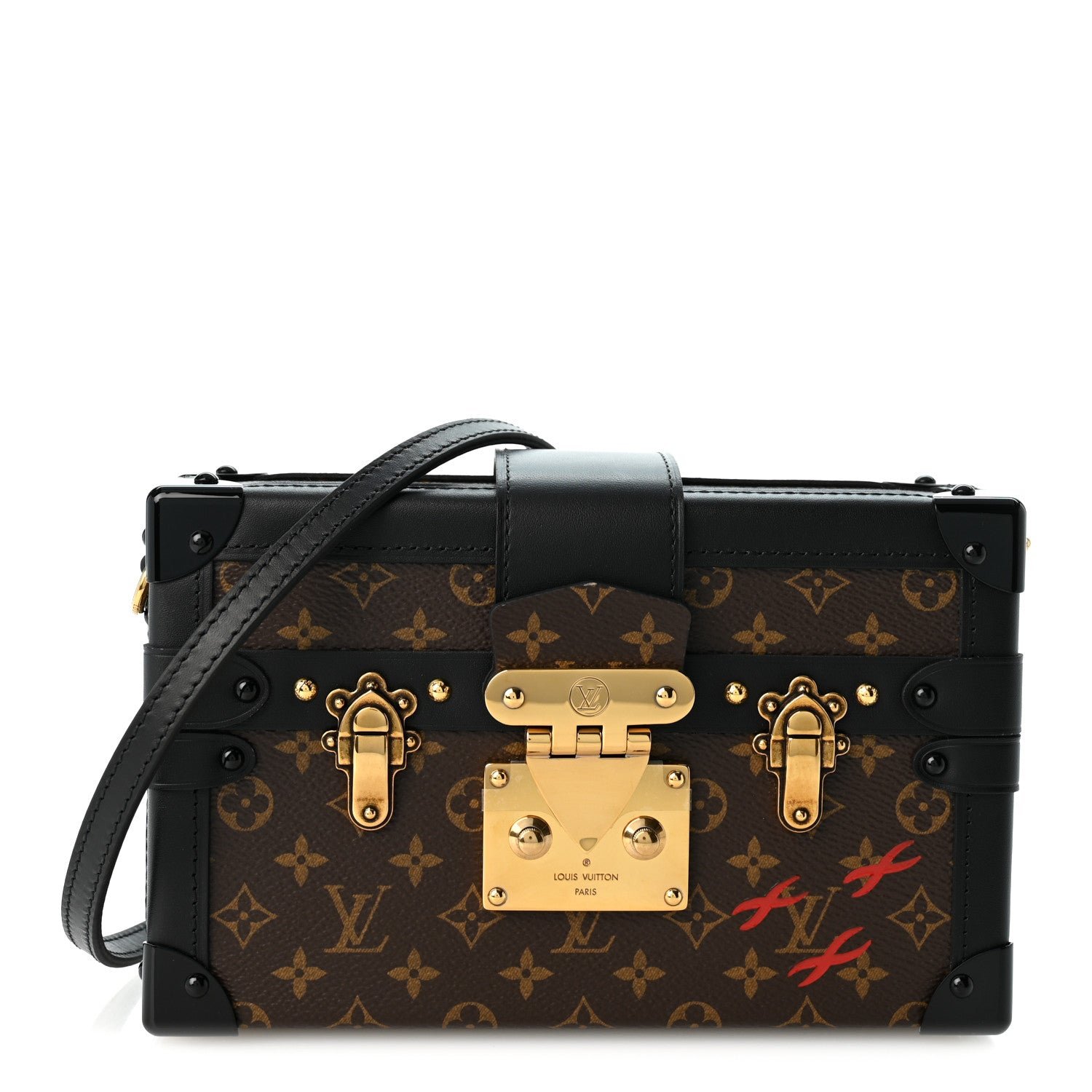 Louis Vuitton Monogram Petite Malle Black