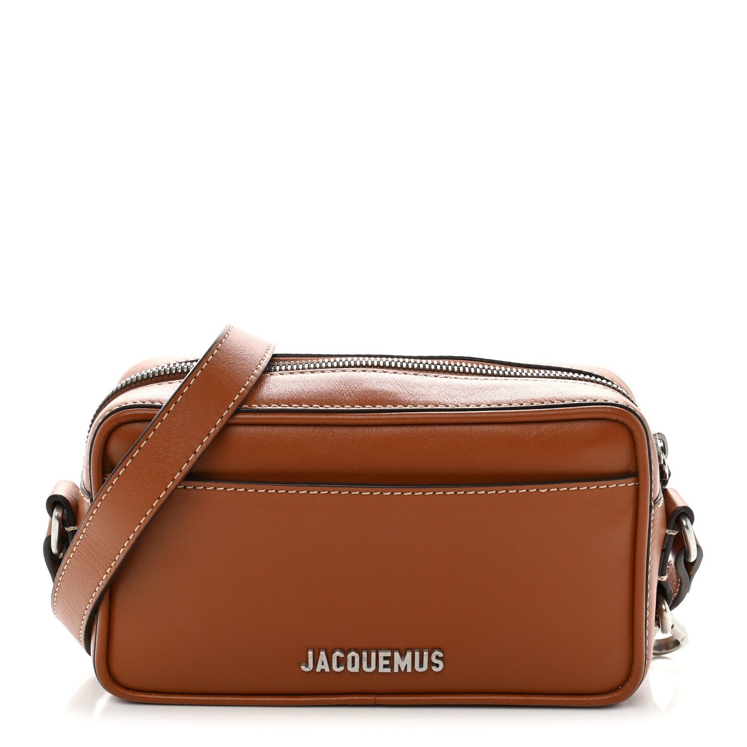 Jacquemus Smooth Calfskin Le Baneto Brown