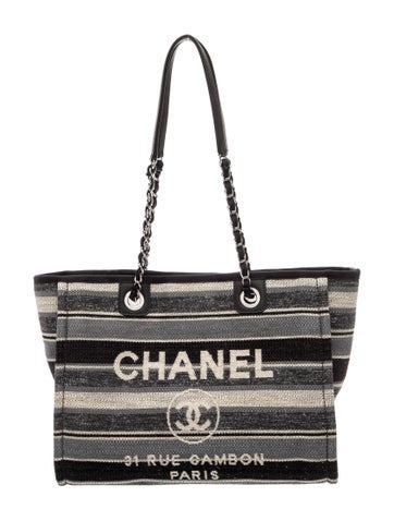 Small Fabric Deauville Shopping Bag