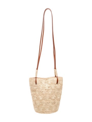 Raffia Bucket Bag