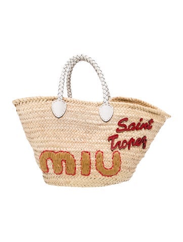Straw saint Tropez tote