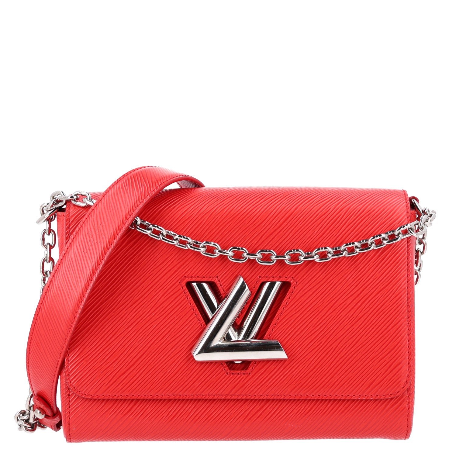 Louis Vuitton Epi Twist Shoulder Bag MM Coquelicot