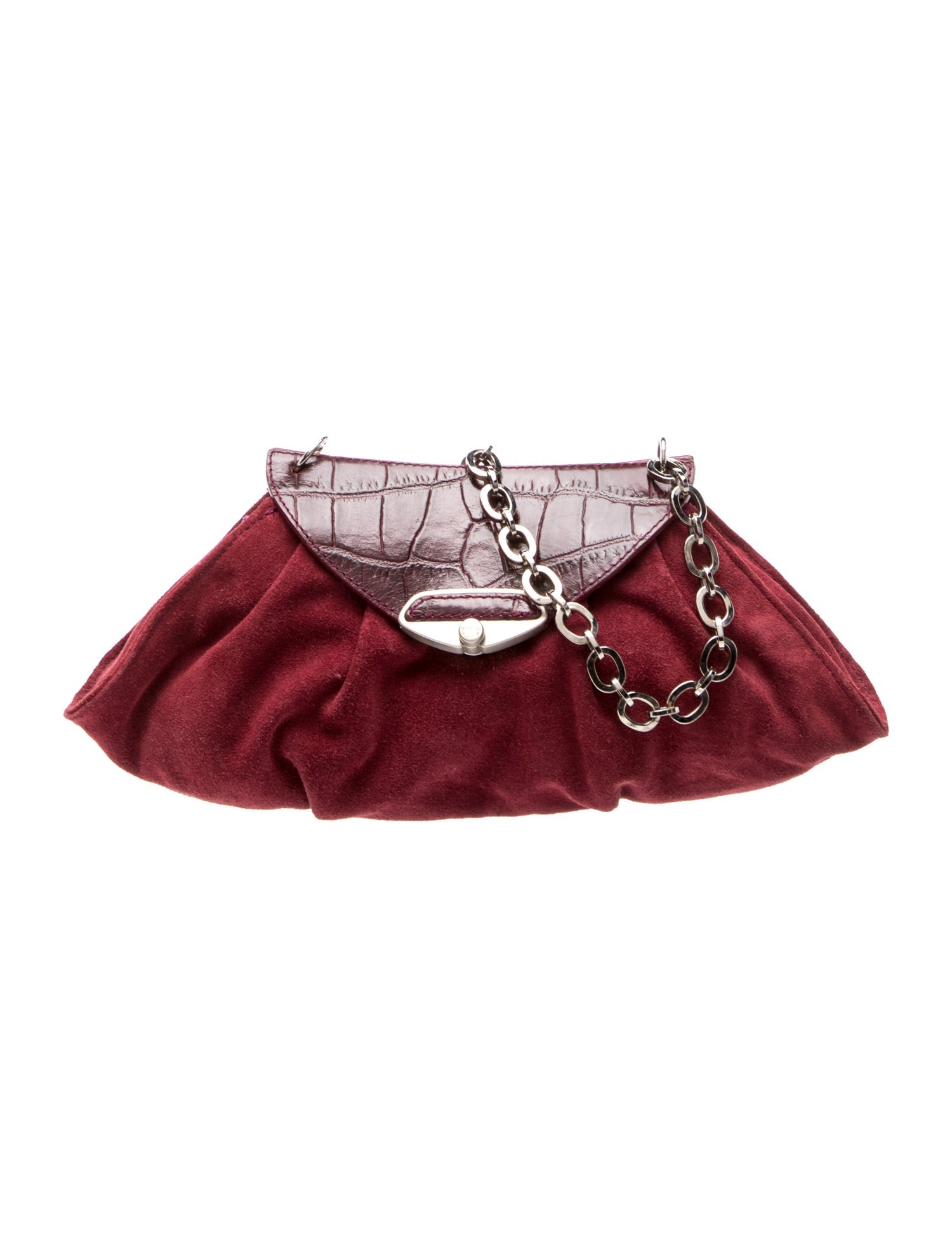 Suede Clutch