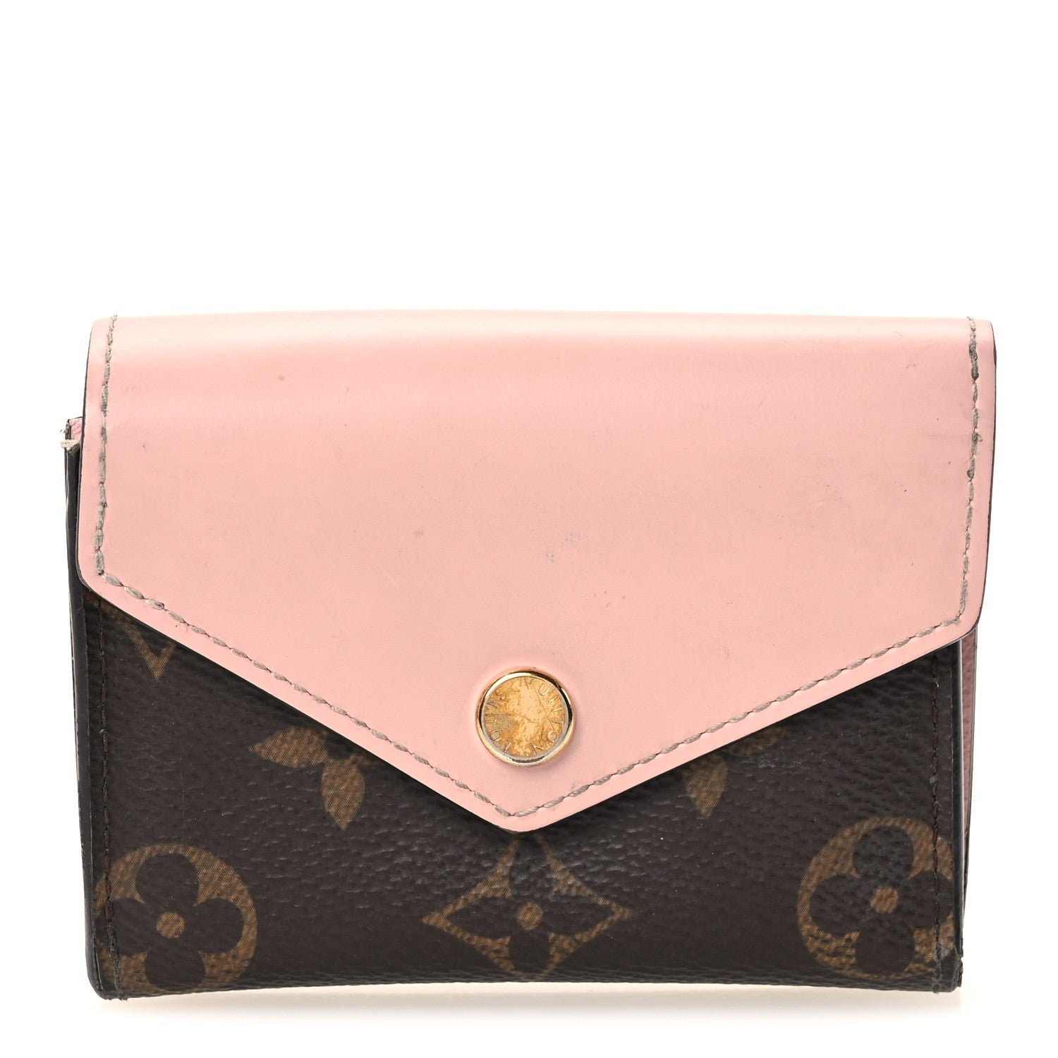 Louis Vuitton Monogram Zoe Wallet Rose Ballerine