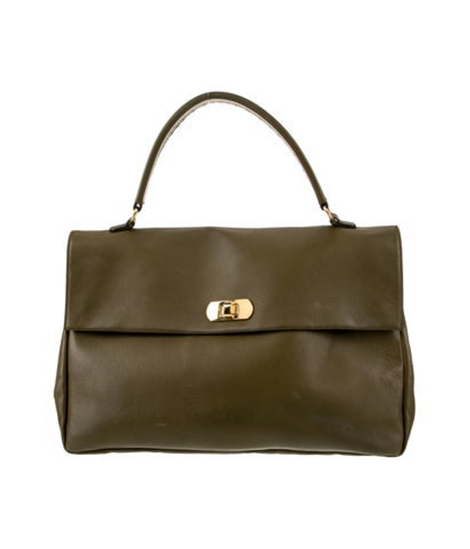 Marni Leather Top Handle Bag