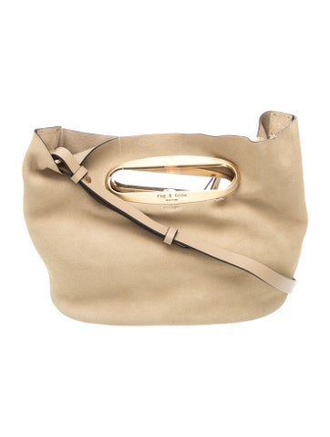 Suede Top Handle Bag
