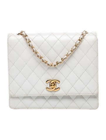 Quilted Square Flap Bag