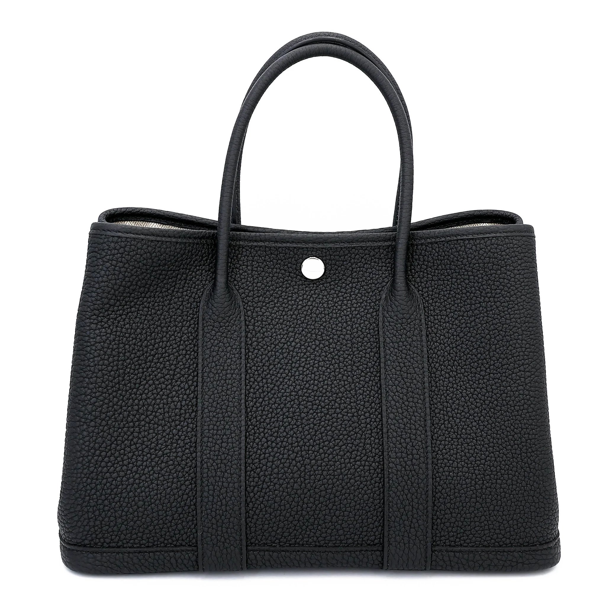 Brand New ( Rank N ) HERMÈS Garden Party TPM Noir (89) Negonda Palladium hardware G (2026)