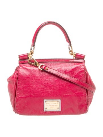 Dolce & Gabbana Patent Leather Top Handle Bag