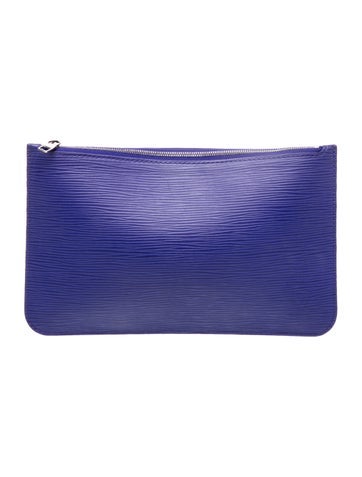 Epi Leather Neverfull Pouch