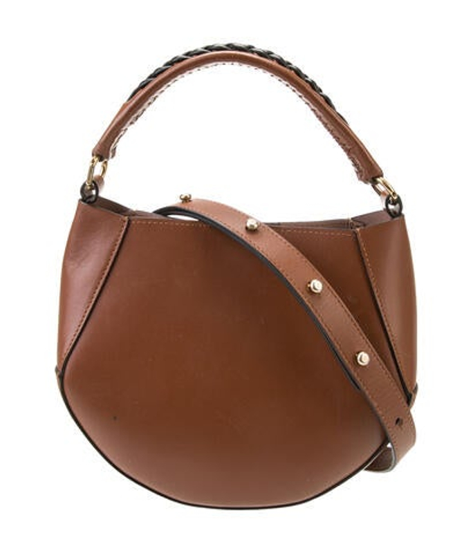 WANDLER Leather Top Handle Bag