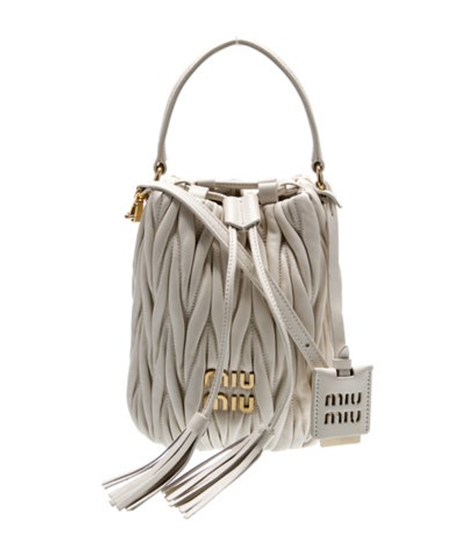 Miu Miu Miu Lambskin Nappa Matelasse