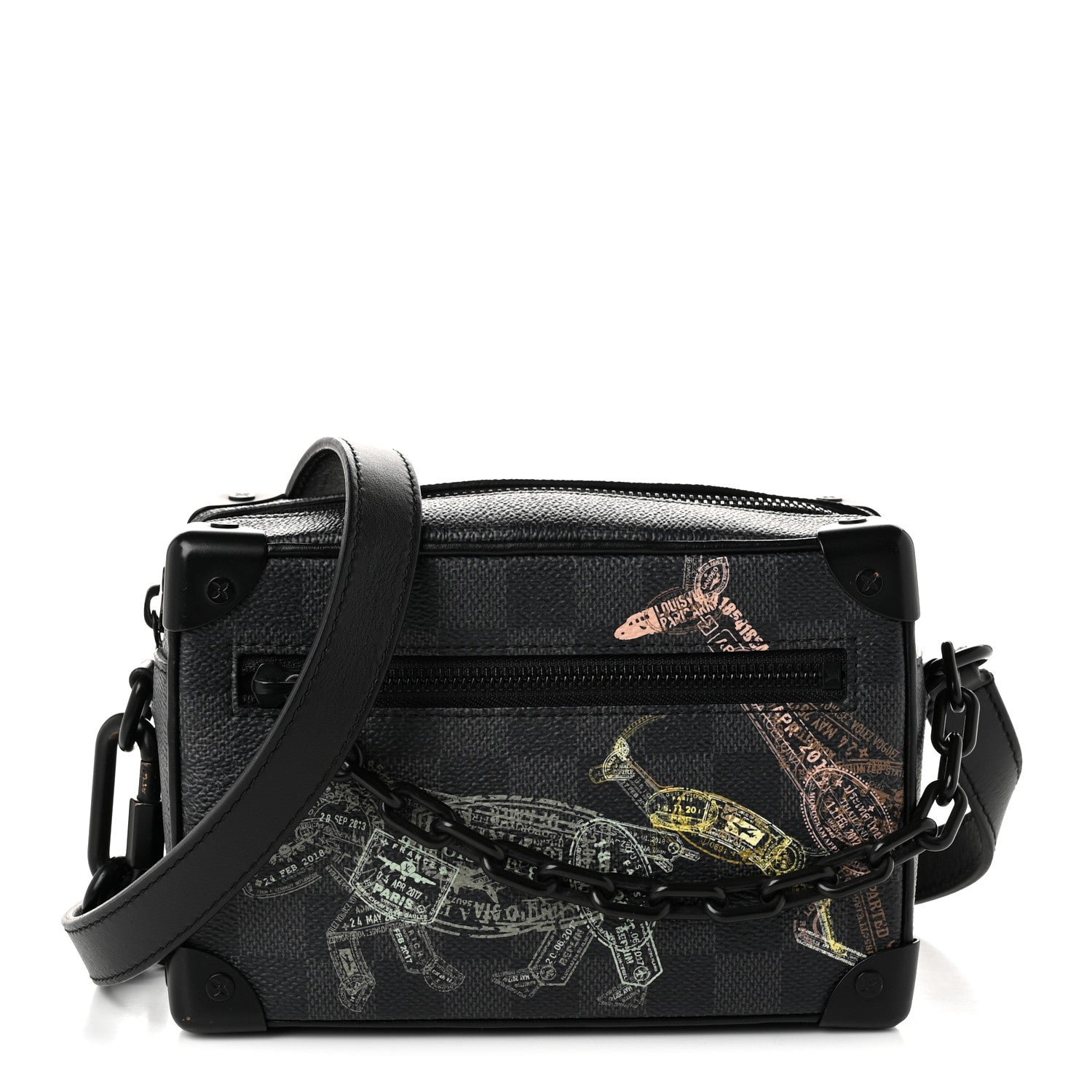 Louis Vuitton Damier Graphite Wild Animals Mini Soft Trunk